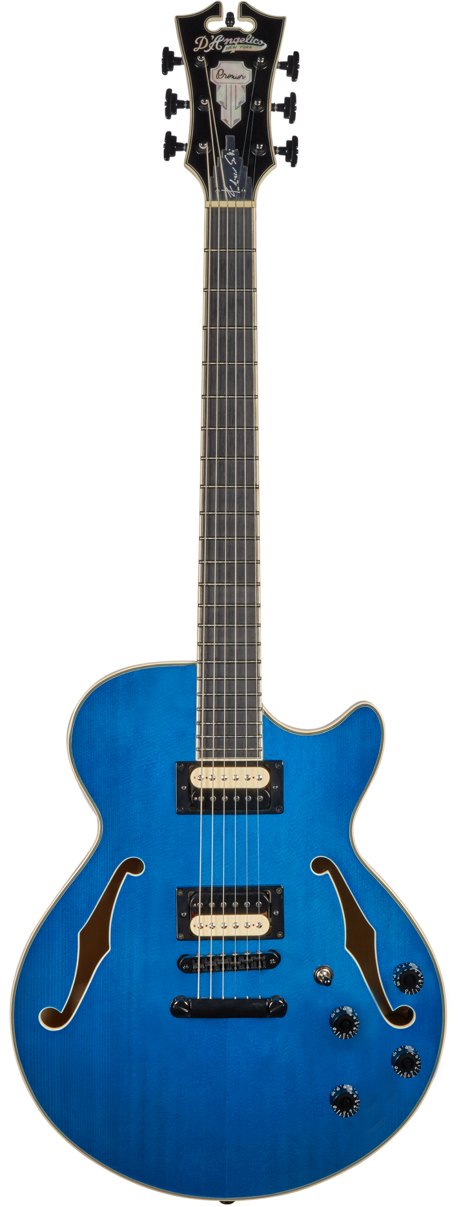 D'Angelico PREMIER SS Fabrizio Sotti Signature FABRIZIO BLUE