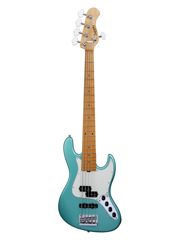 MetroExpress, Hybrid PJ, 5 cordes, 21 frettes - Sage Grn Metallic,Maple