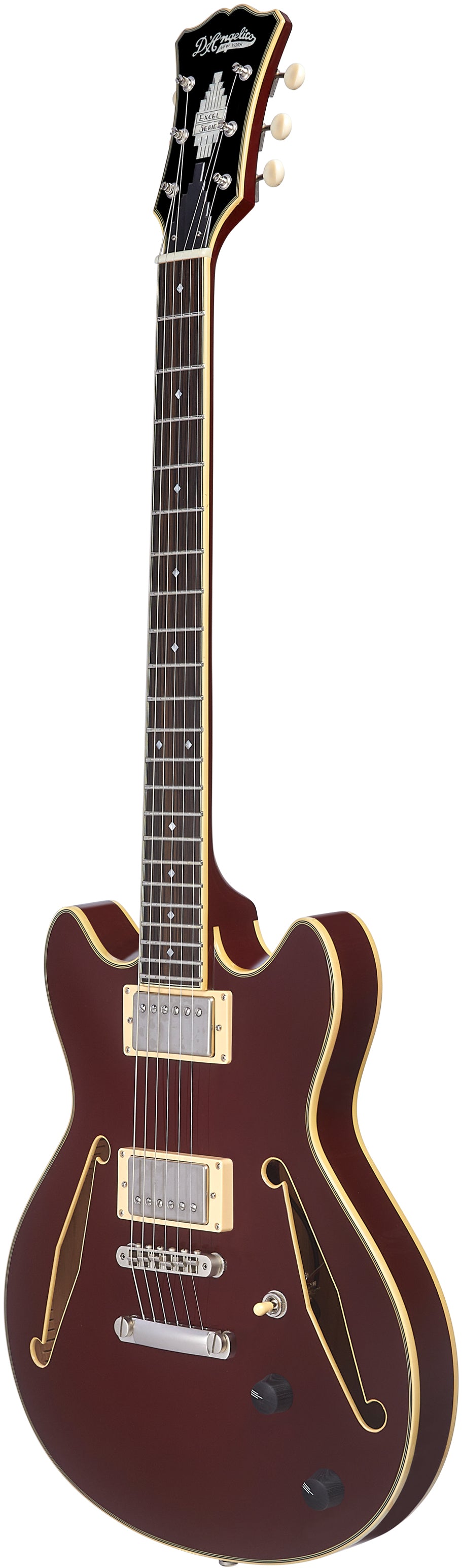 D'ANGELICO Excel Mini DC Tour Solid Wine