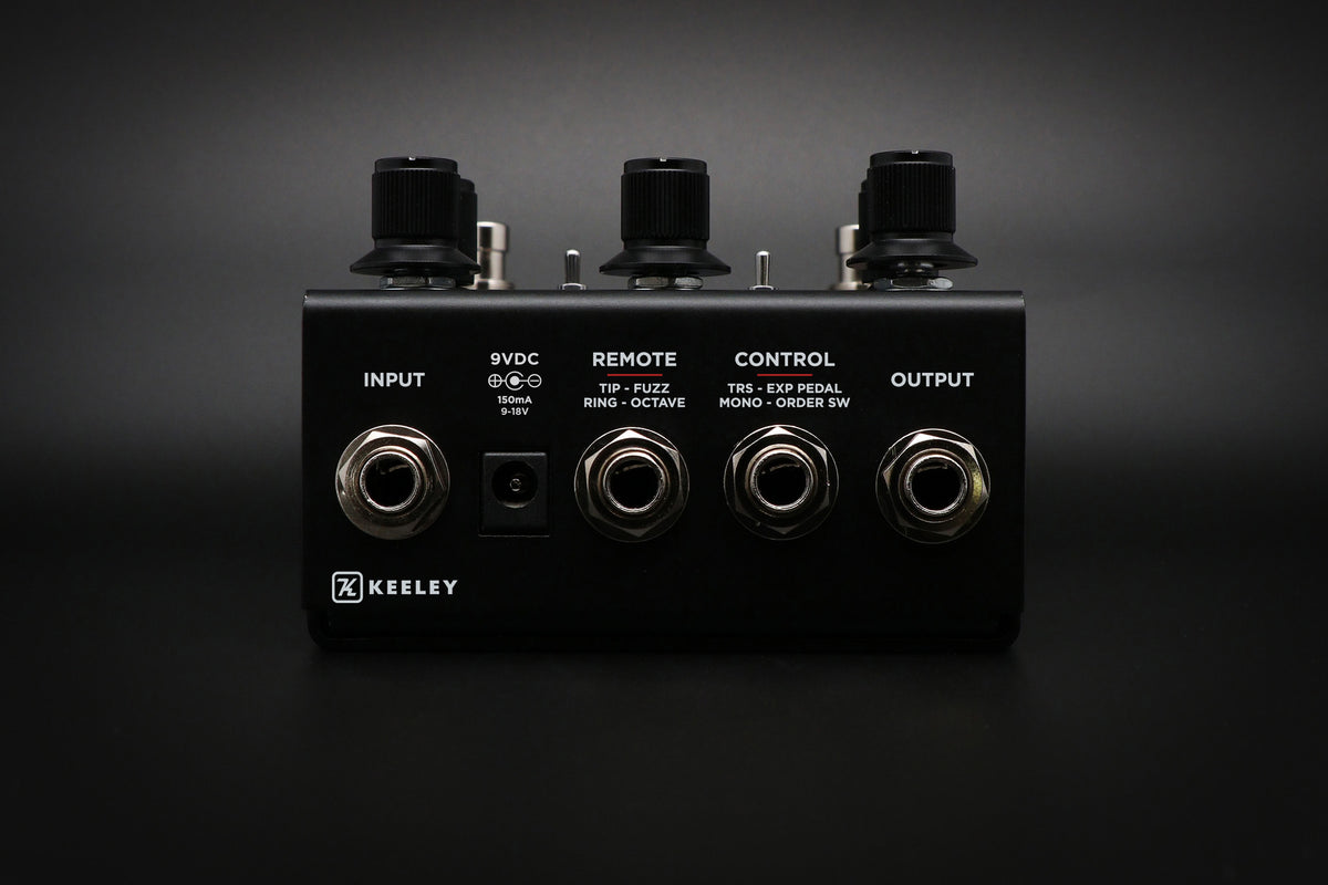 Pédale OCTA PSI, octaver et pitch-shifter combiné à un fuzz analogique, noir