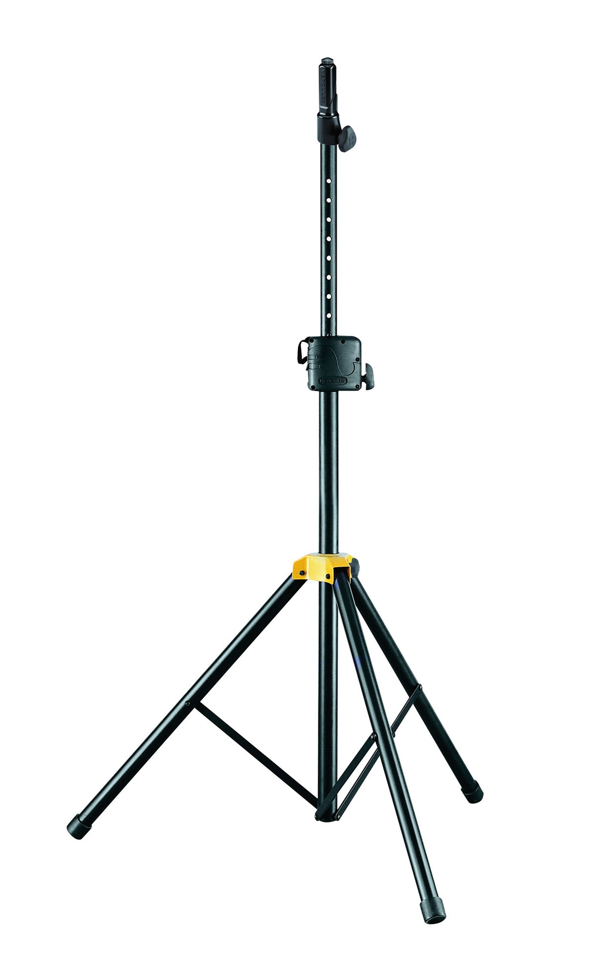 Support enceinte avec adaptateur Quik-N-EZ, auto-blocage, tubes légers tout aluminium (poids: 3.85 kg, charge supportée: 45 kg)