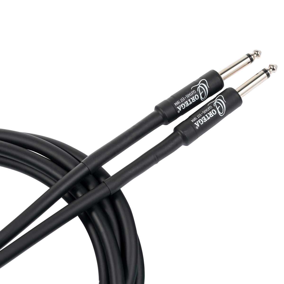 Câble instrument ORTEGA Jack/Jack, 6 mètres, noir