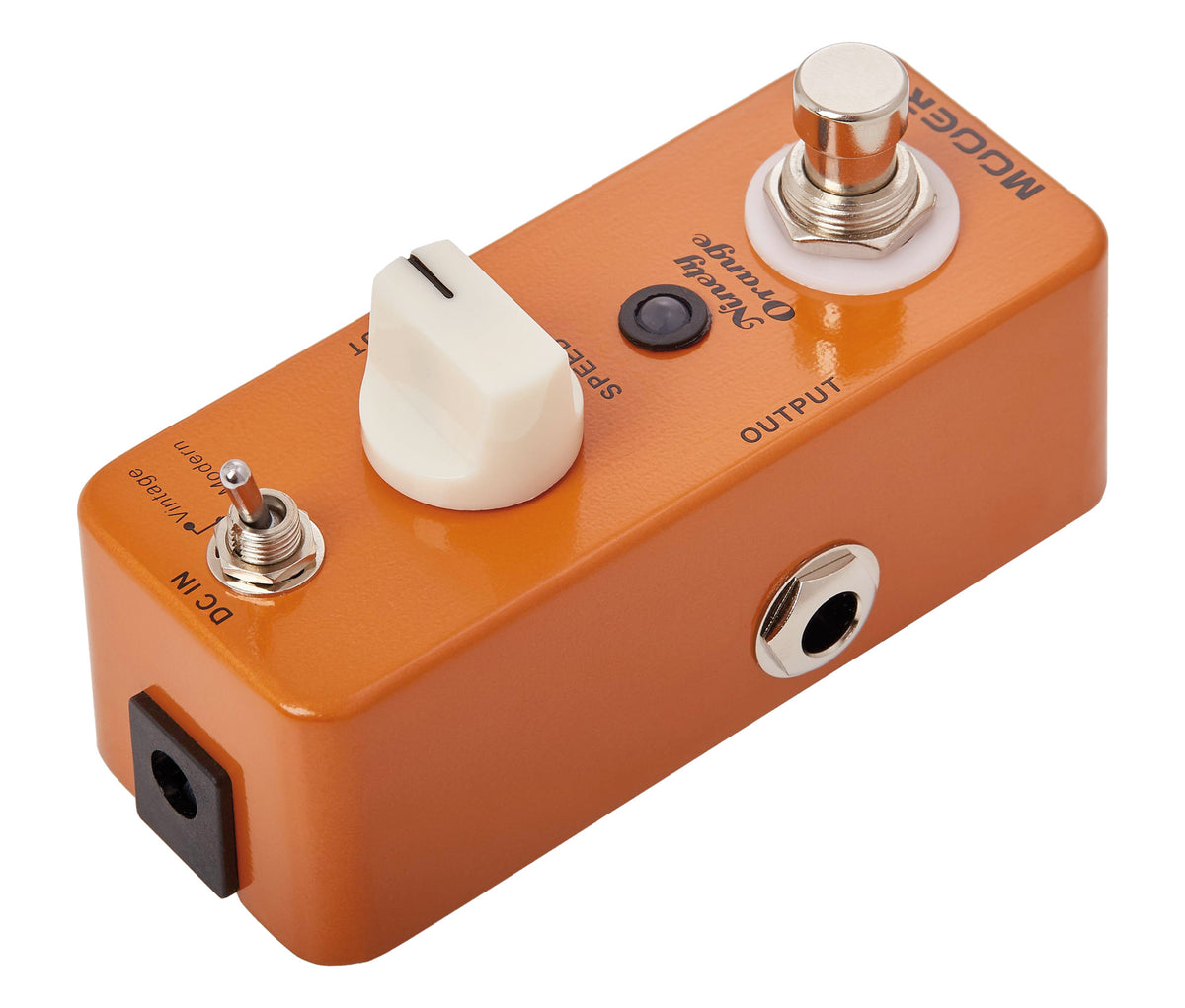 Pédale NINETY ORANGE, phaser analogique 2 modes (Vintage/Modern), boîtier métal, true bypass, orange