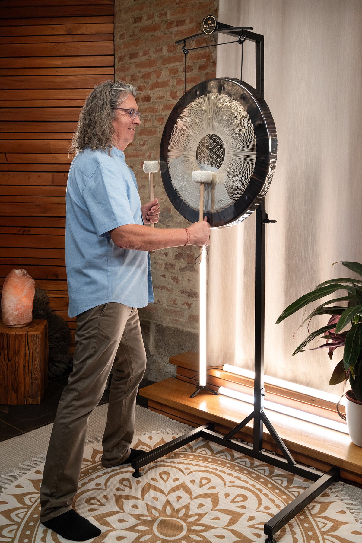 GONG SONIC ENERGY FLOWER OF LIFE 24"