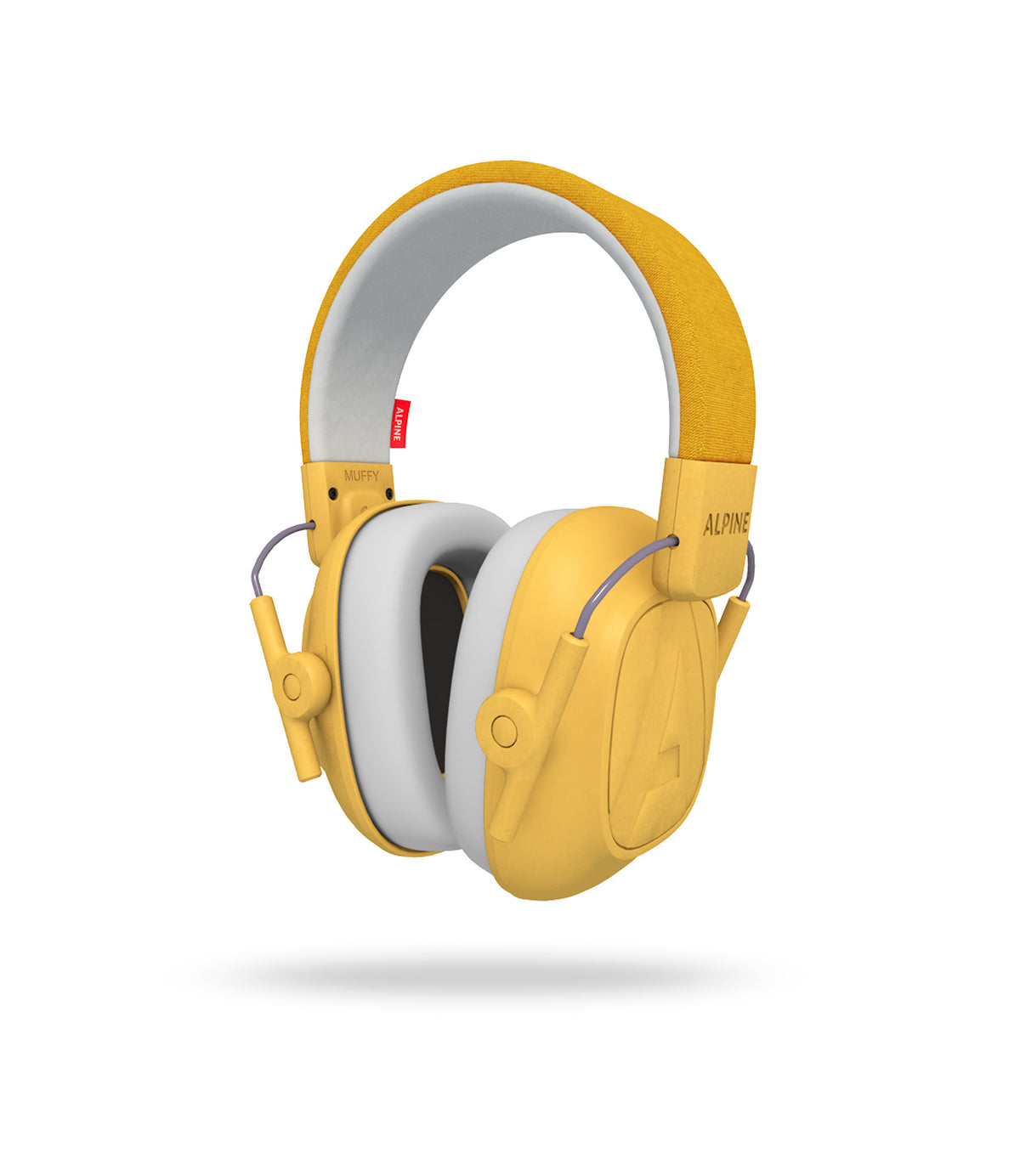 Muffy Kids, casque auditif conçu pour les enfants à partir de 5 ans, atténuation 25 dB, sac de transport, jaune