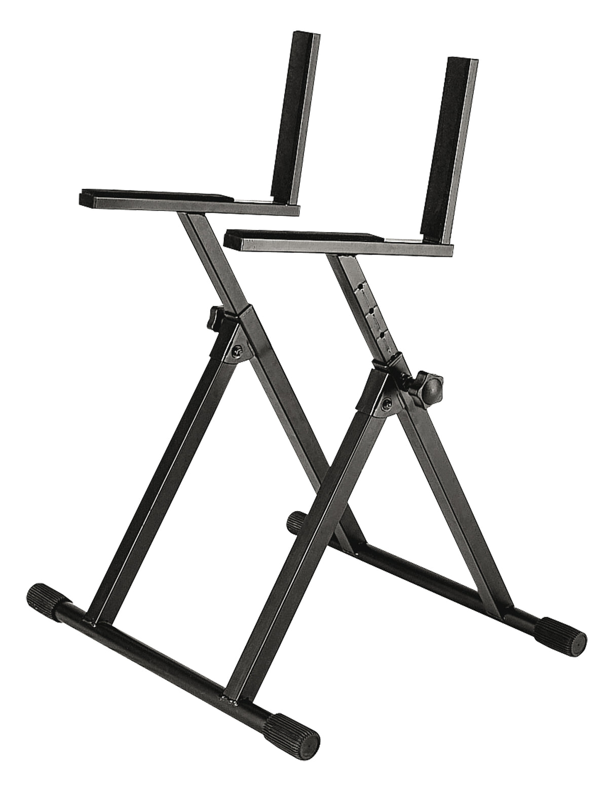 Support ampli pliable, hauteur ajustable, jusqu'à 50 kg, noir