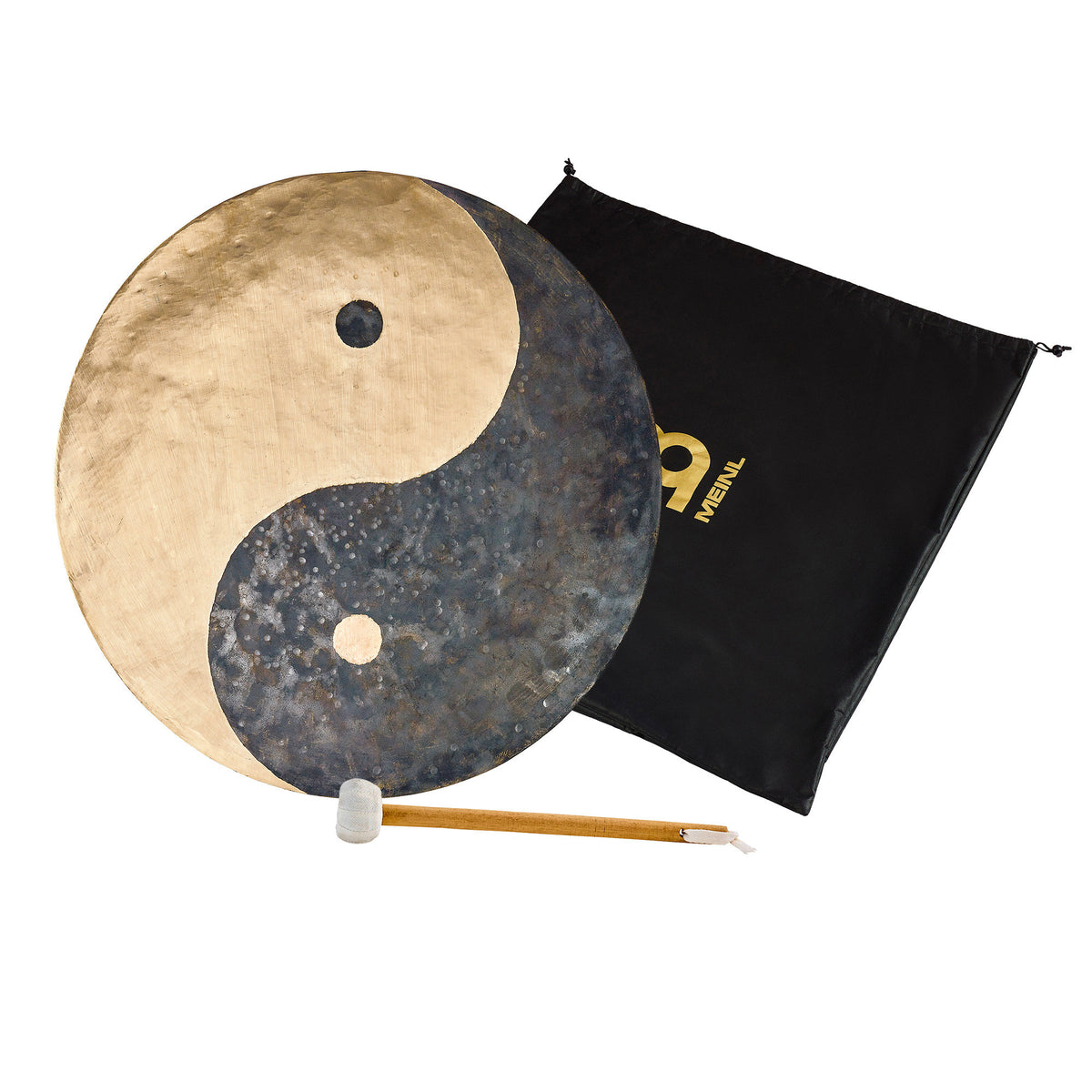 Wind gong Sonic Energy YIN & YANG 18"(45cm), alliage spécial de bronze, fabrication traditionnelle, mailloche et housse incluses