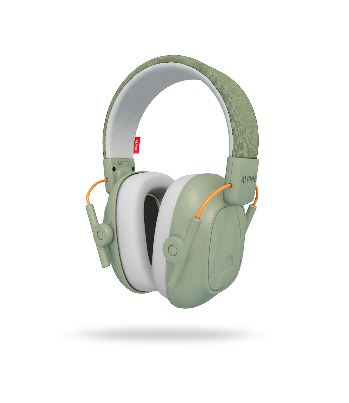 Muffy Kids, casque auditif conçu pour les enfants à partir de 5 ans, atténuation 25 dB, sac de transport, vert
