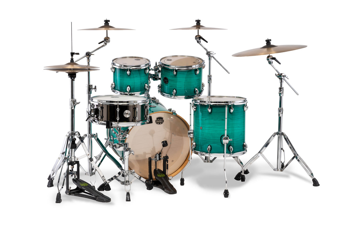 Batterie Mapex Armory fusion 5 fûts, bouleau et érable, sans accessoires, Jade Stone