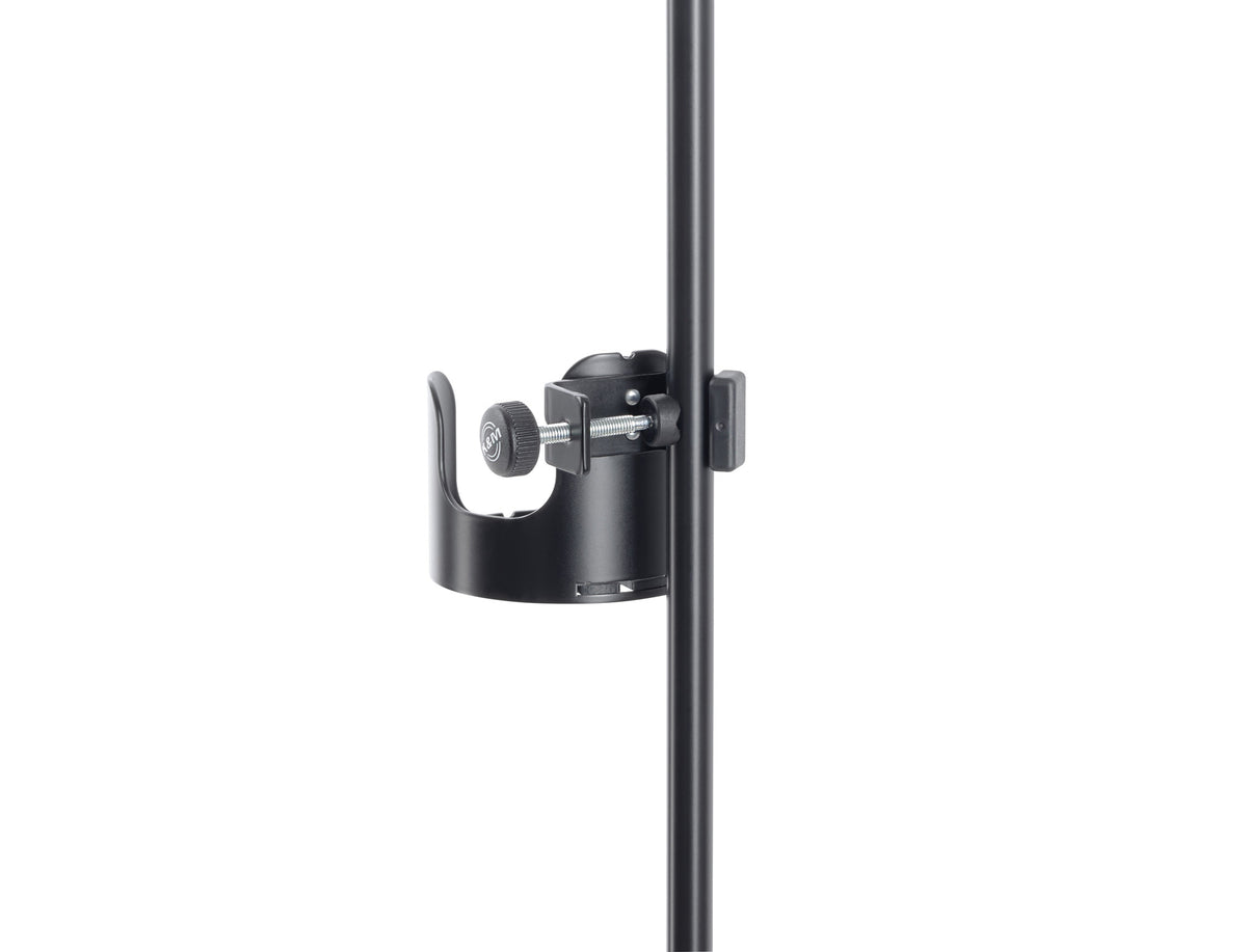 Support pour boisson K&M 16018, à fixer sur pied, noir
