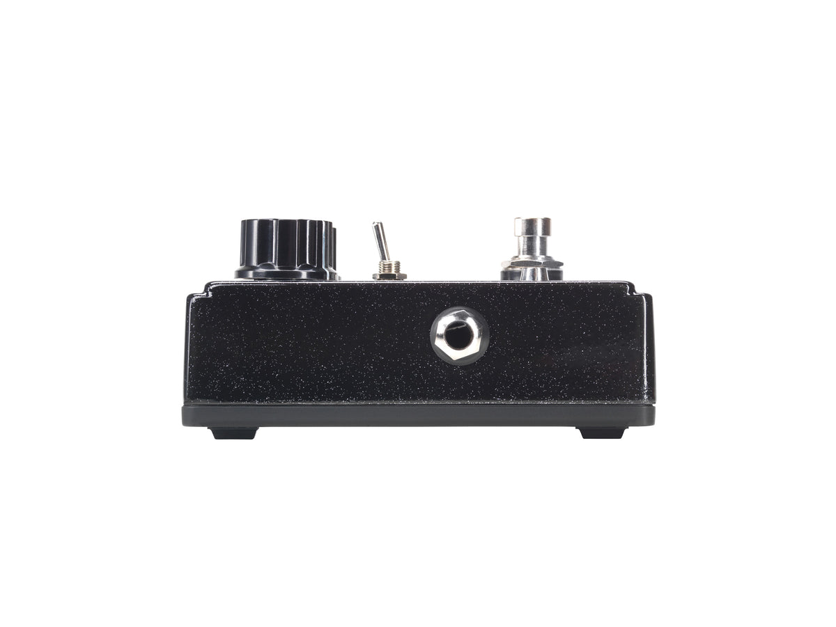 Pédale BIFET BOOST 410, boost basé sur le circuit original avec composants actualisés, True Bypass, switch Buffer On/Off, noir