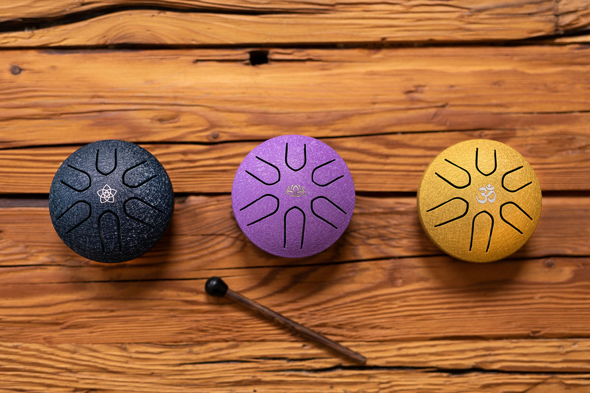 POCKET STEEL TONGUE DRUM SONIC ENERGY LA MAJEUR VIOLET