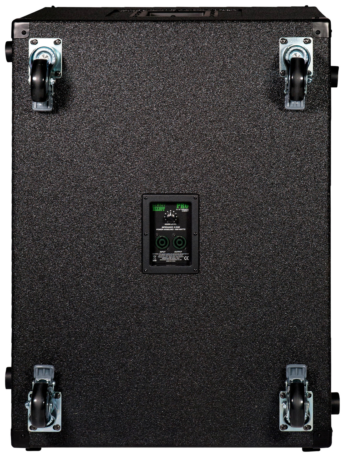 Enceinte basse 1000W, HP 2x 12", tweeter à compression HF Trace Elliot, compatible avec la tête d'ampli TE-1200, finition noir