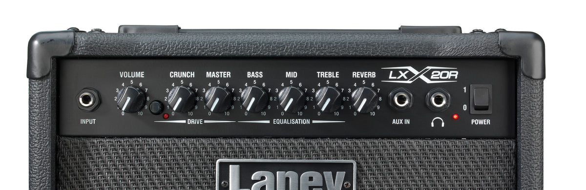 Ampli guitare électrique 20W, 1x HP 8", 2 canaux, EQ 3 bandes, réverb, sortie casque, 6.9 kg, noir
