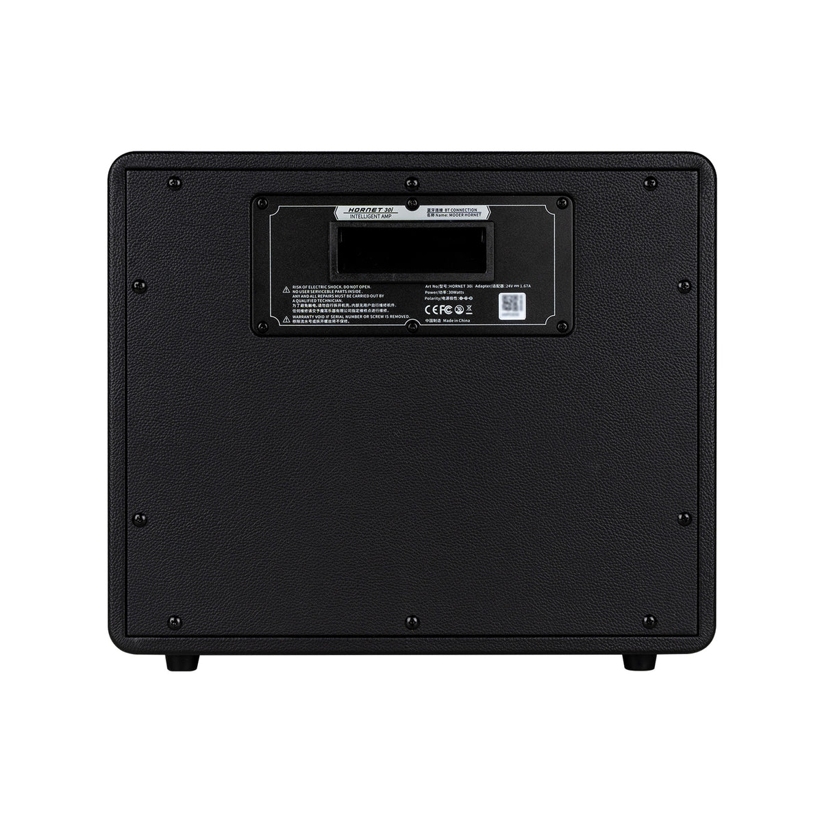 Ampli HORNET 30i, 30W, HP 8", 52 modélisations d'amplis, 49 effets, accordeur, looper, Bluetooth, USB-C, alimentation, noir
