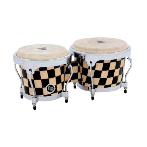 Bongos Latin Percussion Aspire Accent LPA601-CHCK Damero