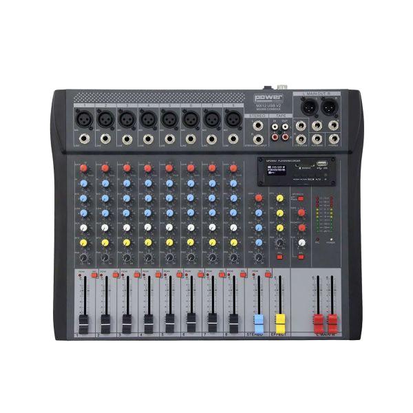 Power Acoustics MX12 USB V2 Mixeur USB
