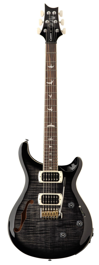 PRS SE CUSTOM 24 SEMI-HOLLOW PIEZO CHARCOAL BURST