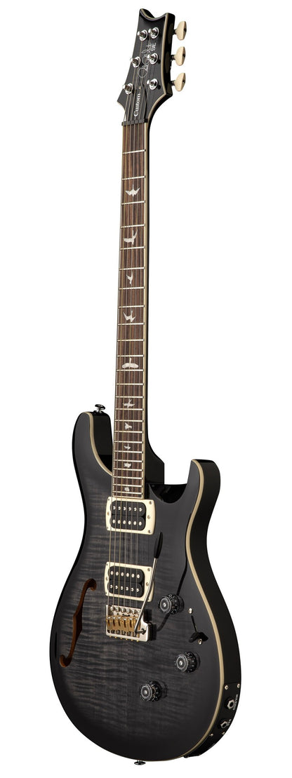 PRS SE CUSTOM 24 SEMI-HOLLOW PIEZO CHARCOAL BURST