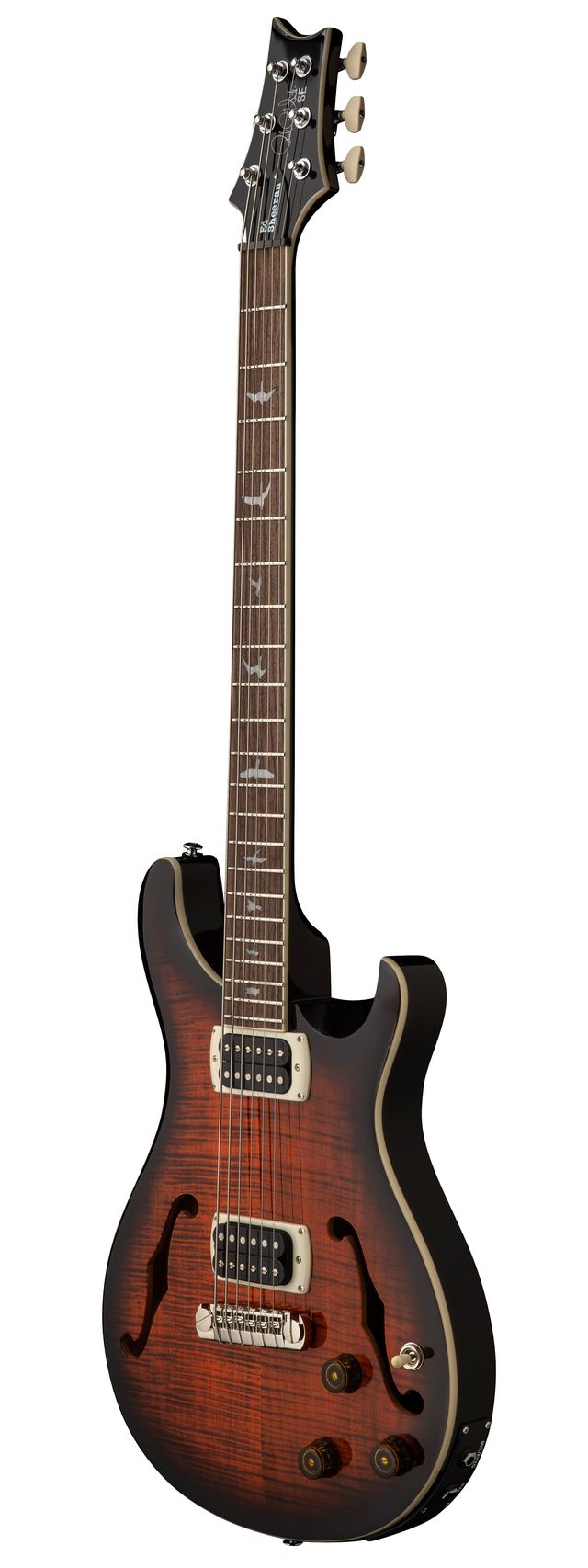 PRS SE ED SHEERAN FLAT BACK HB I BARITONE PIEZO ORANGE TIGER SMOKEBURST