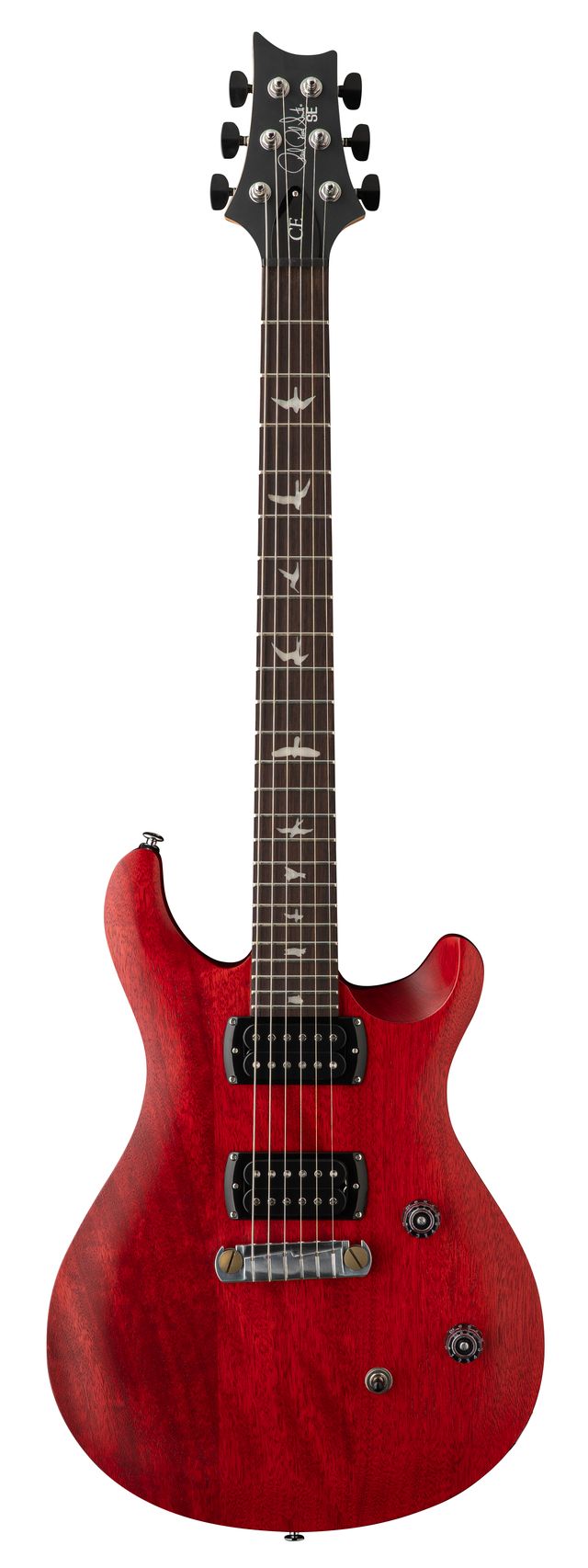 PRS SE CE24 STANDARD SATIN STOPTAIL VINTAGE CHERRY