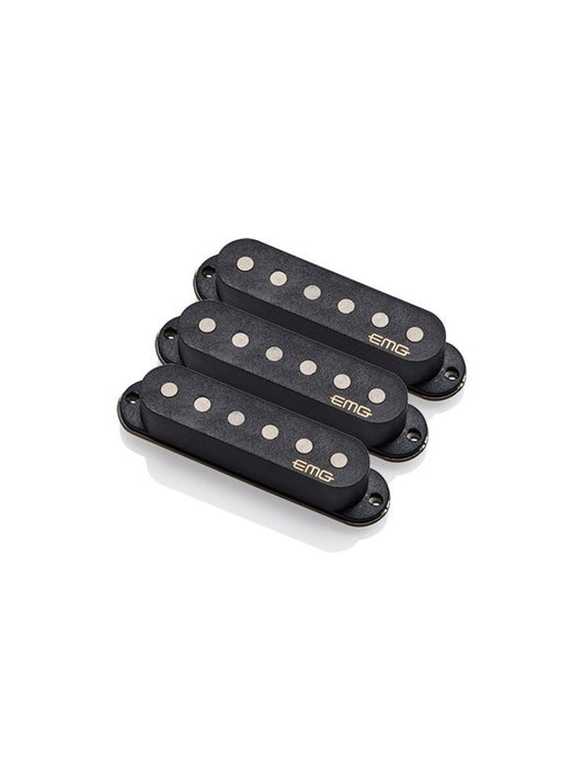 Retro Active Crossroads Set, SSS, Alnico 2 - Black