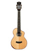 Kala Contour Deluxe All Solid Gloss Spruce Rosewood Tenor Cutaway
