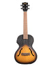 Kala Crossover Archtop hollow Tenor électro-acoustique Tobacco