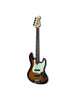Lakland Skyline 44-60Touche Palissandre 3-Tone Sunburst
