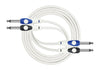 Kirlin Cable Double Jack Double Jack 3M Blanc