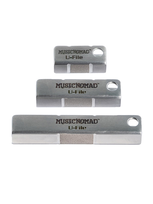 Fret Leveler - Diamond U-File pour mettre à niveau une frette - 3 Pack (1.25 , 2 , 3 )