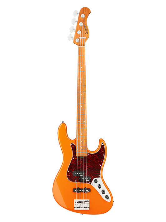 MetroExpress, Hybrid PJ, 4 cordes, 21 frettes - Candy Apple Orange Metallic,Maple