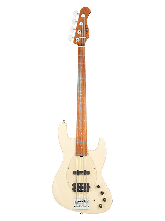 Metroexpress, MJ Vintage Bass, 4 cordes, 21 frettes - Olympic White,Morado
