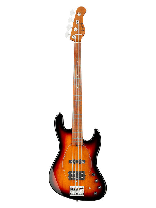 Metroexpress, MJ Vintage Bass, 4 cordes, 21 frettes - Tobacco Burst,Morado