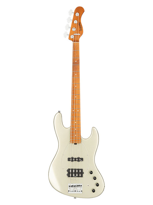 Metroexpress, MJ Vintage Bass, 4 cordes, 21 frettes - Champagne Metallic High Polish,Maple