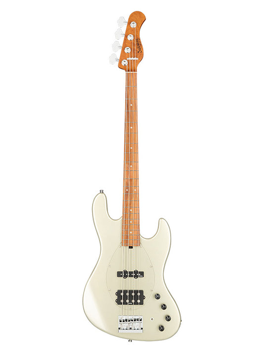 Metroexpress, MJ Vintage Bass, 4 cordes, 21 frettes - Champagne Metallic High Polish,Morado