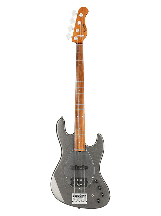 Metroexpress, MJ Vintage Bass, 4 cordes, 21 frettes - Silver Sparkle,Morado
