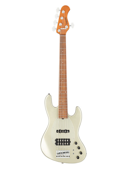 Metroexpress, MJ Vintage Bass, 5 cordes, 21 frettes - Champagne Metallic High Polish,Morado