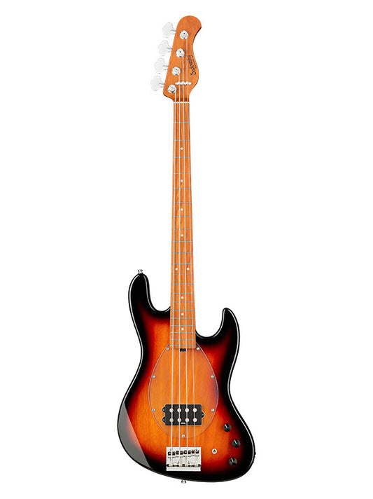 Metroexpress, M Vintage Bass, 4 cordes, 21 frettes - Tobacco Burst,Maple