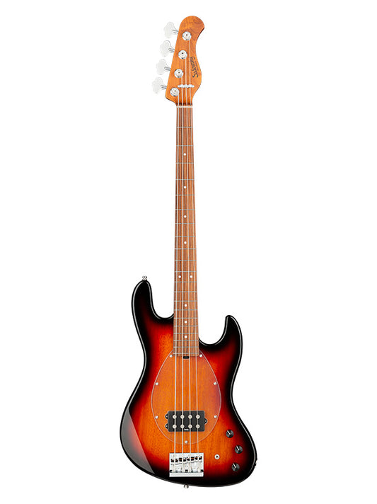 Metroexpress, M Vintage Bass, 4 cordes, 21 frettes - Tobacco Burst,Morado