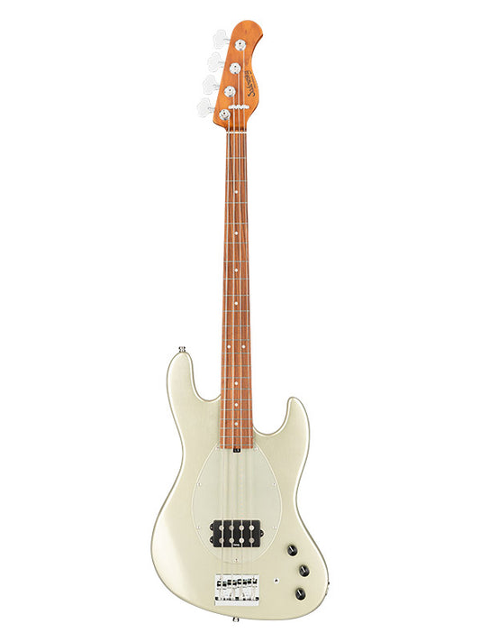 Metroexpress, M Vintage Bass, 4 cordes, 21 frettes - Champagne Metallic High Polish,Morado