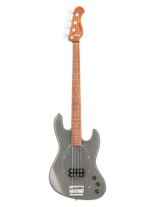 Metroexpress, M Vintage Bass, 4 cordes, 21 frettes - Silver Sparkle,Morado