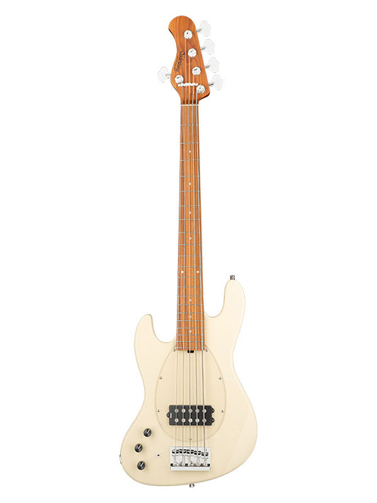 Metroexpress, M Vintage Bass, 5 cordes, 21 frettes - Olympic White,Morado