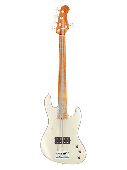 Metroexpress, M Vintage Bass, 5 cordes, 21 frettes - Champagne Metallic High Polish,Maple