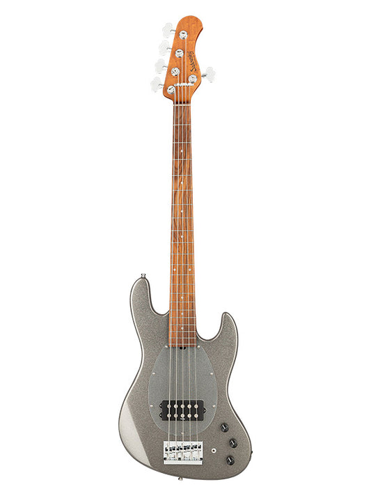 Metroexpress, M Vintage Bass, 5 cordes, 21 frettes - Silver Sparkle,Morado
