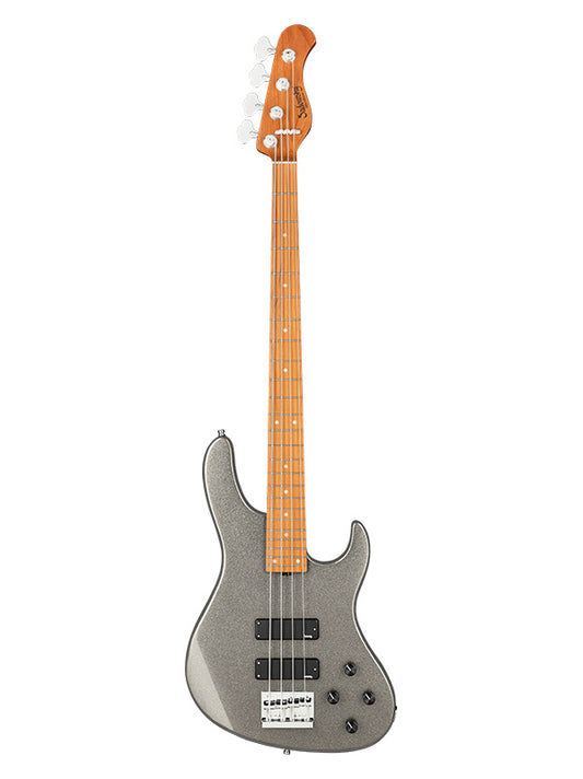 Metroexpress, Modern Bass, 4 cordes, 24 frettes - Silver Sparkle,Maple