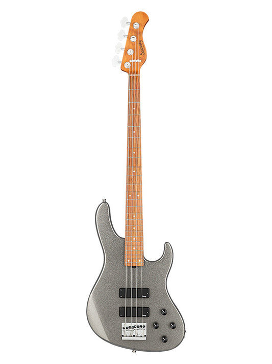 Metroexpress, Modern Bass, 4 cordes, 24 frettes - Silver Sparkle,Morado