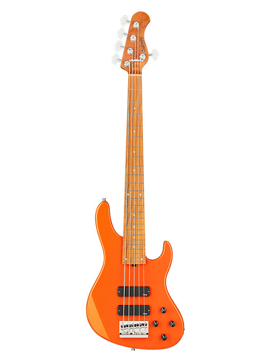 Metroexpress, Modern Bass, 5 cordes, 24 frettes - Candy Apple Orange,Mapl