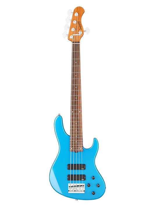 Metroexpress, Modern Bass, 5 cordes, 24 frettes - Ocean Blue Metallic,Morado