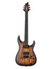 Schecter C-1 Pale Moon Natural Satin Black Burst